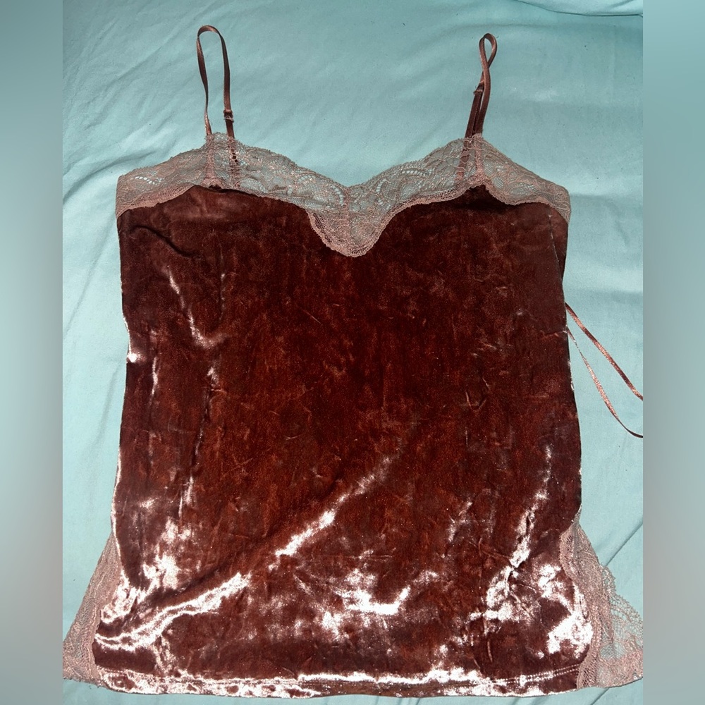Lauren Conrad Velvet Lace Top